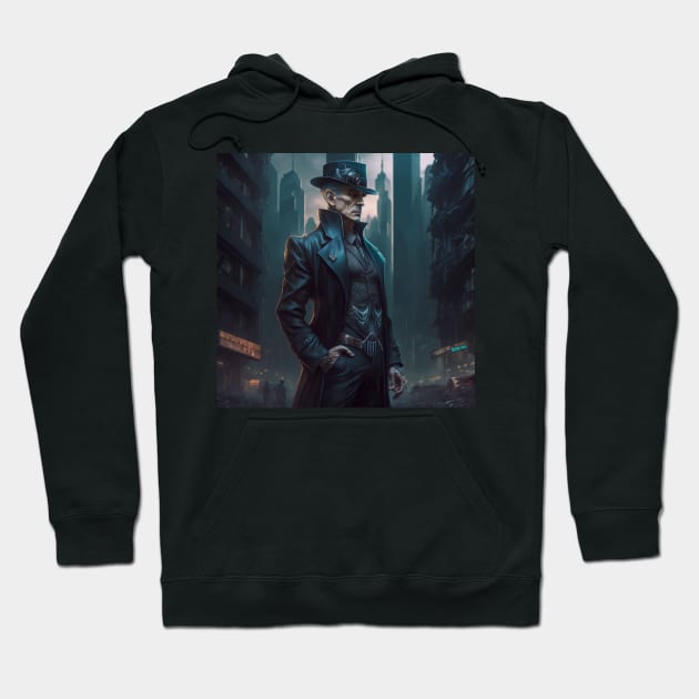 Shadowrun Detective Hoodie by AICreateWorlds